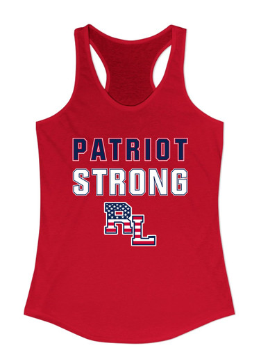 Red Land Patriots Strong #2 Women's Tank Top