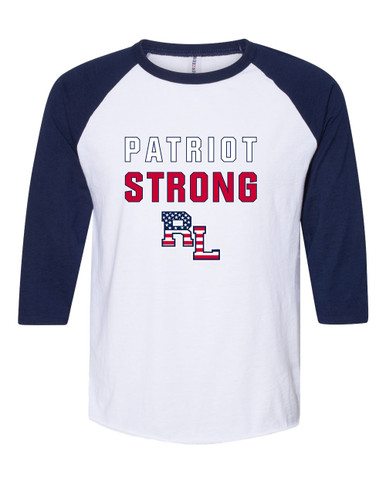 Red Land Patriots Strong #2 Men's Baseball T-Shirt