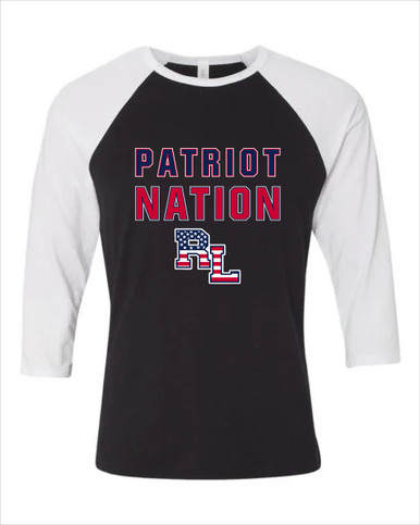 Red Land Patriots Nation #2 Women's Baseball T-Shirt