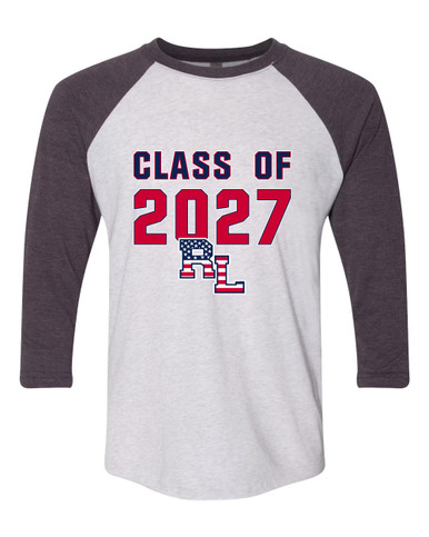 Red Land Patriots Class of 2027 Men's Baseball T-Shirt
