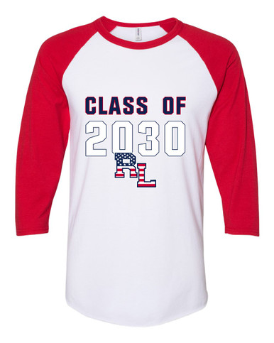 Red Land Patriots Class of 2030 Women's Baseball T-Shirt
