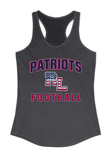Red Land Patriots Football #1 Women's Tank Top