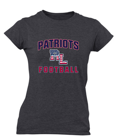 Red Land Patriots Football #1 Women's Premium SS T-Shirt
