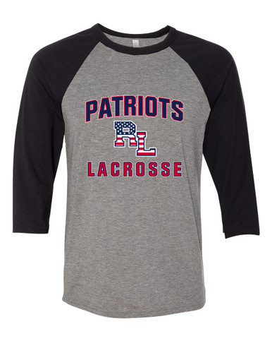 Red Land Patriots Lacrosse Men's Baseball T-Shirt