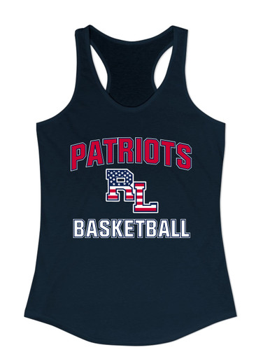 Red Land Patriots Basketball #1 Women's Tank Top