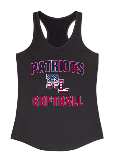 Red Land Patriots Softball #1 Women's Tank Top