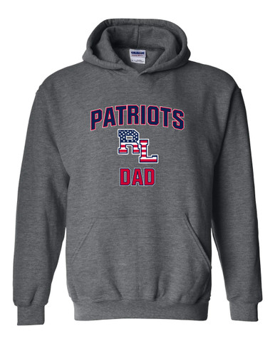 Red Land Patriots Dad Men's Hoodie