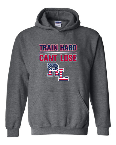 Red Land Patriots Train Hard, Can't Lose Men's Hoodie