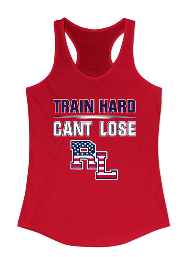 Red Land Patriots Train Hard, Can't Lose Women's Tank Top