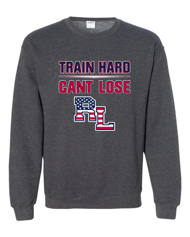 Red Land Patriots Train Hard, Can't Lose Men's Sweatshirt