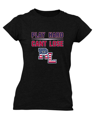 Red Land Patriots Play Hard, Can't Lose Women's Premium SS T-Shirt
