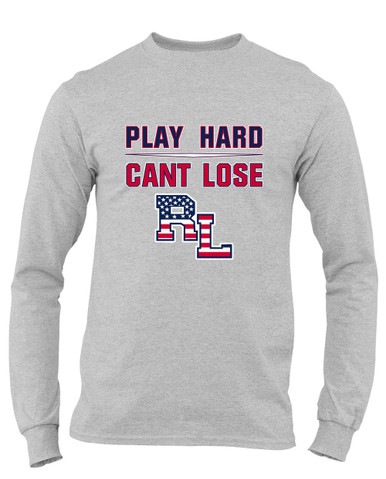 Red Land Patriots Play Hard, Can't Lose Men's Premium LS T-Shirt