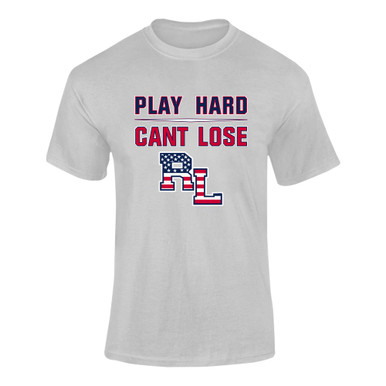 Red Land Patriots Play Hard, Can't Lose Men's SS T-Shirt