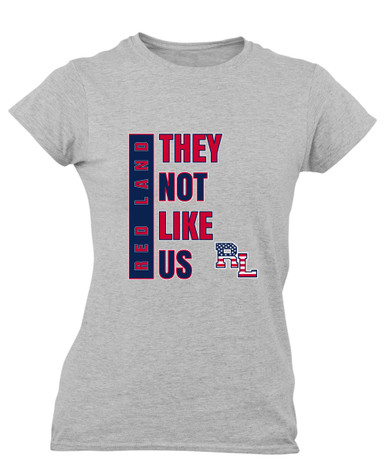Red Land Patriots They Not Like Us #1 Women's SS T-Shirt