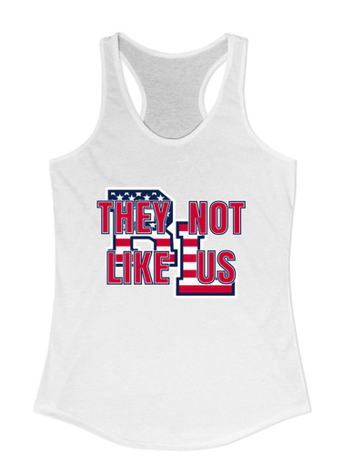 Red Land Patriots They Not Like Us #2 Women's Tank Top