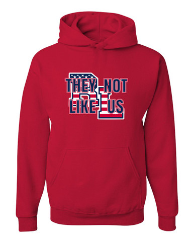 Red Land Patriots They Not Like Us #2 Men's Premium Hoodie