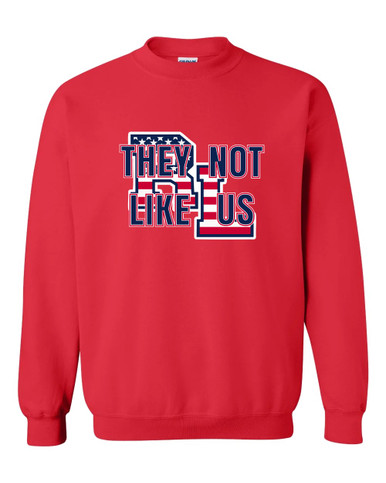 Red Land Patriots They Not Like Us #2 Men's Sweatshirt