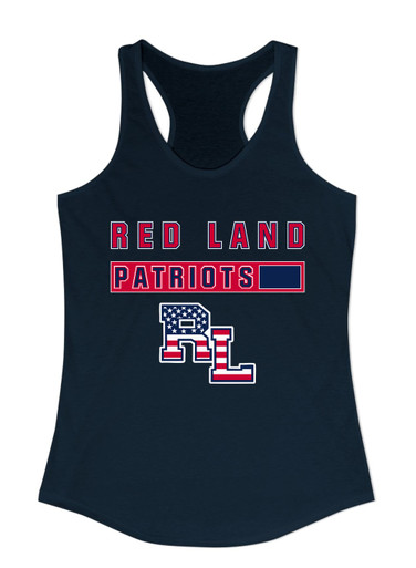 Red Land Patriots Mascot #7 Women's Tank Top