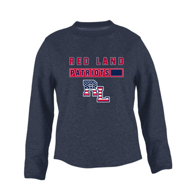 Red Land Patriots Mascot #7 Women's Sweatshirt