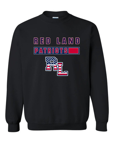 Red Land Patriots Mascot #7 Men's Sweatshirt