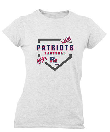 Red Land Patriots Baseball #2 Women's SS T-Shirt