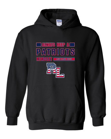 Red Land Patriots Mindset Men's Hoodie