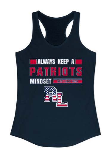 Red Land Patriots Mindset Women's Tank Top