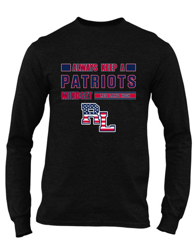 Red Land Patriots Mindset Men's LS T-Shirt