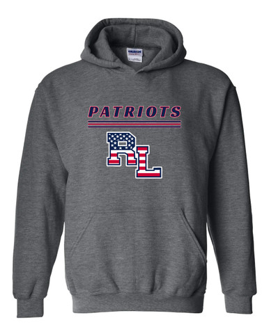 Red Land Patriots Mascot #8 Men's Hoodie