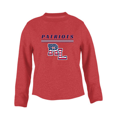 Red Land Patriots Mascot #8 Women's Sweatshirt