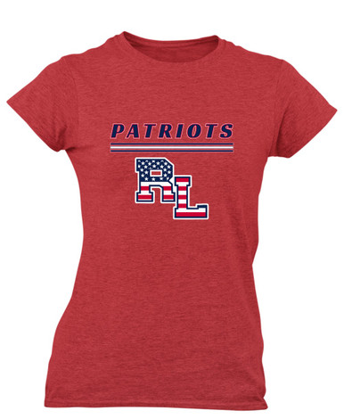 Red Land Patriots Mascot #8 Women's SS T-Shirt