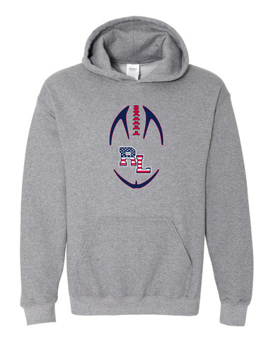 Red Land Patriots Football #4 Men's Hoodie