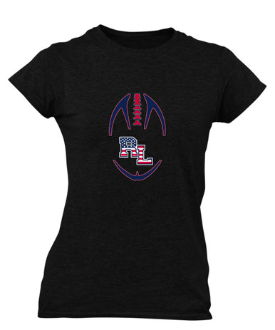 Red Land Patriots Football #4 Women's SS T-Shirt