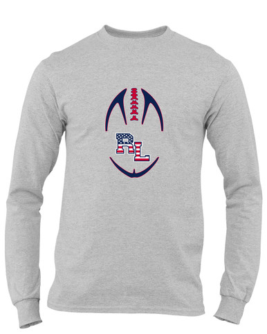 Red Land Patriots Football #4 Men's LS T-Shirt