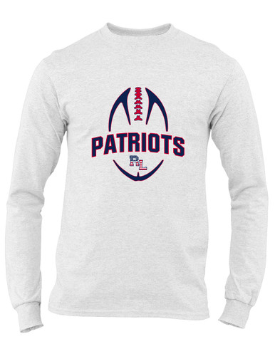 Red Land Patriots Football #5 Men's LS T-Shirt