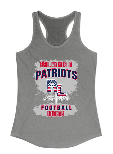 Red Land Patriots Football #6 Women's Tank Top
