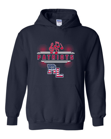 Red Land Patriots Band # 3 Men's Hoodie