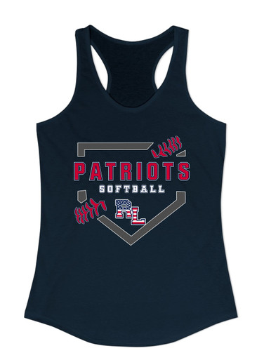 Red Land Patriots Softball #2 Women's Tank Top