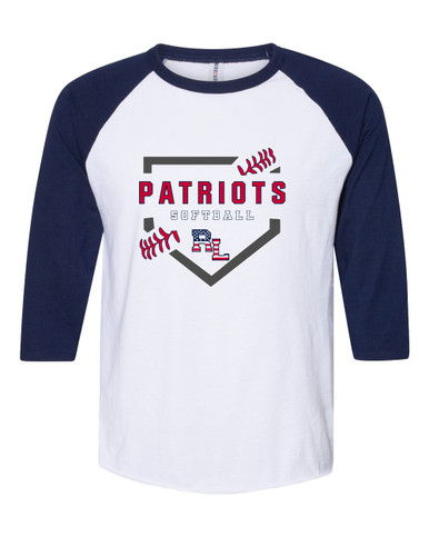 Red Land Patriots Softball #2 Women's Baseball T-Shirt