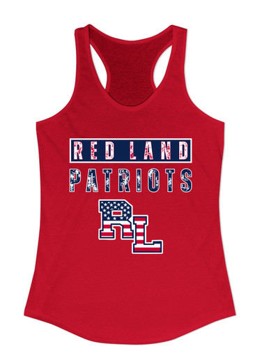 Red Land Patriots Mascot #9 Women's Tank Top