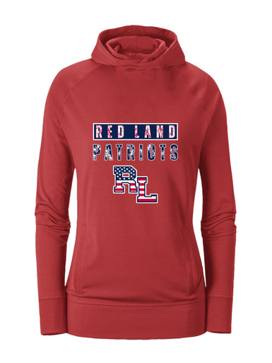 Red Land Patriots Mascot #9 Women's Hoodie