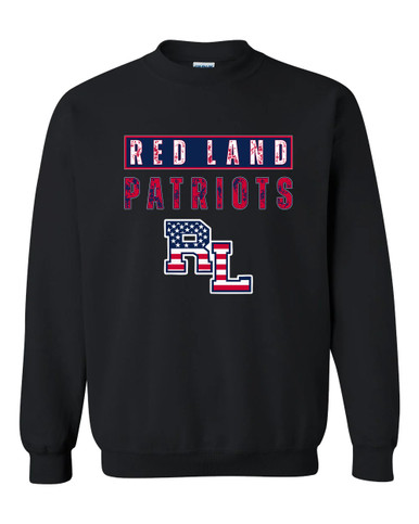 Red Land Patriots Mascot #9 Men's Sweatshirt