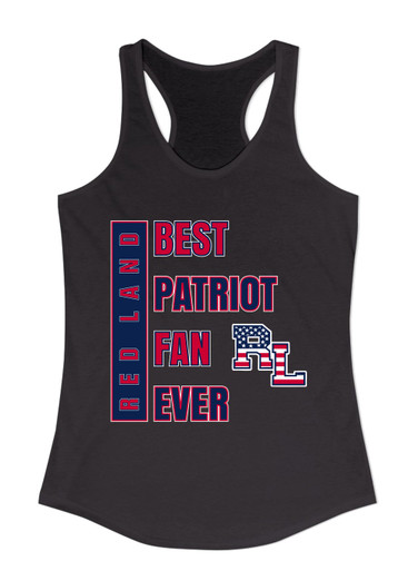 Red Land Patriots Best Patriot Fan Women's Tank Top