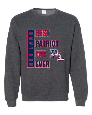 Red Land Patriots Best Patriot Fan Men's Sweatshirt
