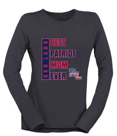 Red Land Patriots Best Patriot Mom Women's Premium LS T-Shirt