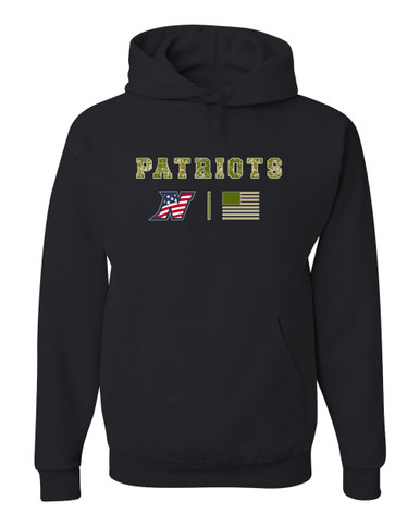 Northern Patriots Camo Flag Men's Premium Hoodie