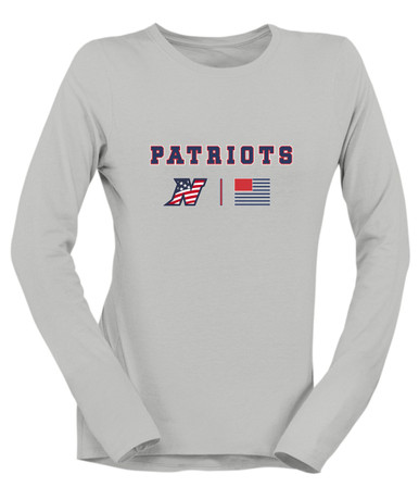 Northern Patriots Team Colors Flag Women's Premium LS T-Shirt