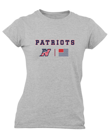 Northern Patriots Team Colors Flag Women's SS T-Shirt