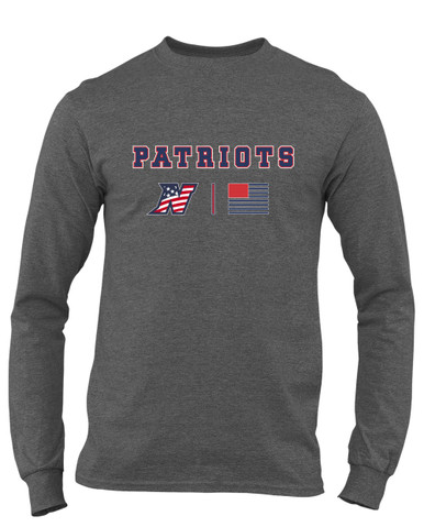 Northern Patriots Team Colors Flag Men's Premium LS T-Shirt