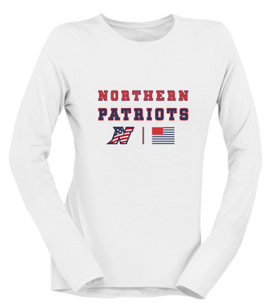 Northern Patriots Spirit Flag Women's LS T-Shirt